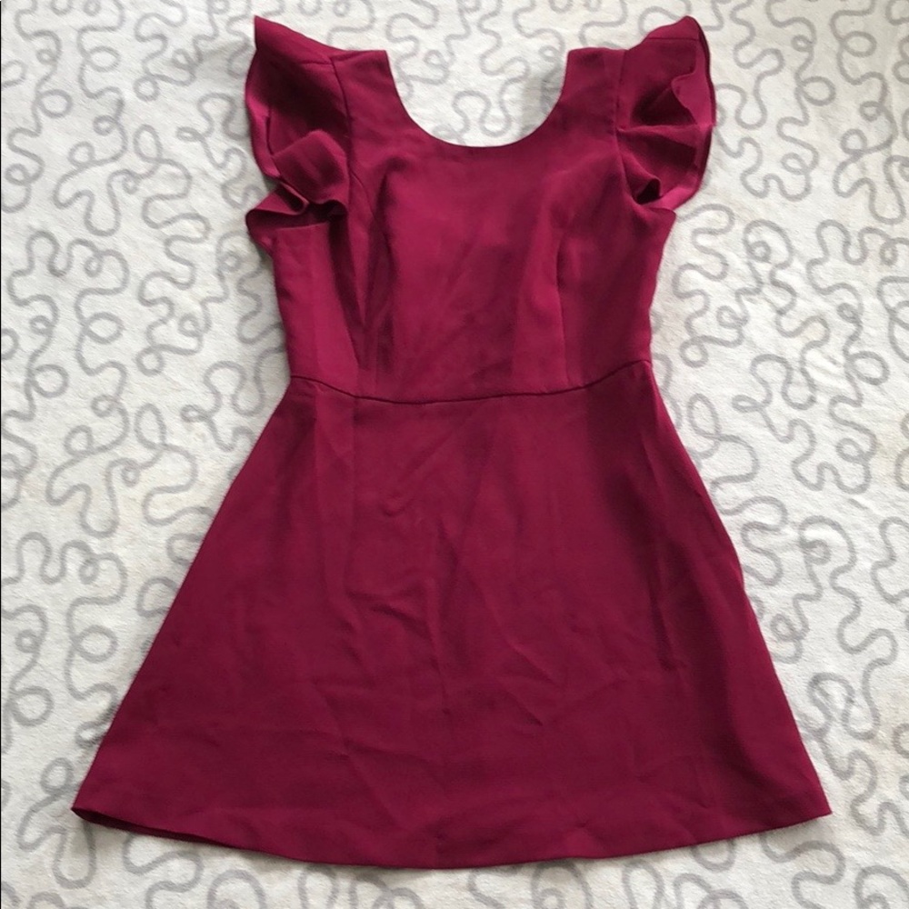 BCBGeneration Ruffle Sleeve Dress - Picture 2 of 5